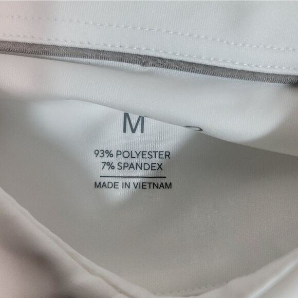 Johnnie-O Birdie Men Golf Polo Shirt Size M White Carousel Industrie Embroidered - Picture 8 of 14